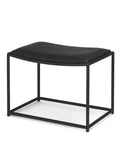 Taniel Black Full-Grain Leather Stool-1