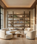 Taunton Brown Solid Hardwood Shelving Unit 
