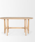 Taylin Solid Elm Wood Desk -3