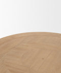 Taylin Solid Elm Wood Desk -6