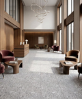 grey terrazzo floor tile