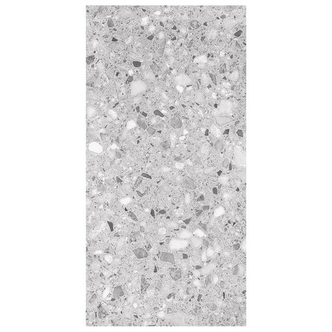 grey terrazzo floor tile