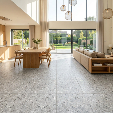 terrazzo look floor tile