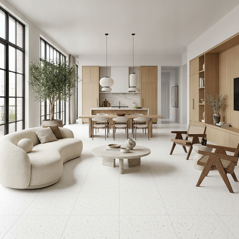 terrazzo look floor tile