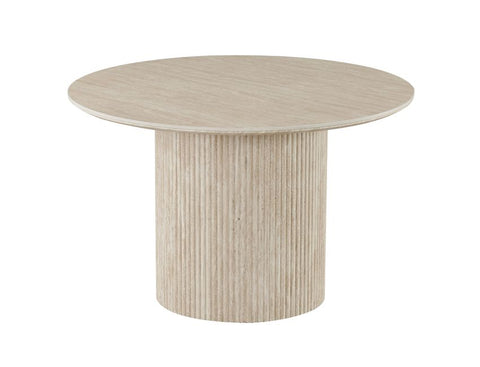 Thalia Travertine Round Dining Table-1
