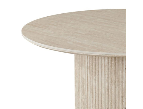 Thalia Travertine Round Dining Table-2