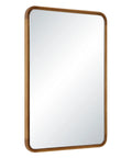 Natural Wood Modern Wall Mirror-2