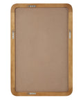 Natural Wood Modern Wall Mirror-4