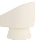 Tilsy Ivory Boucle Swivel Accent Chair-3