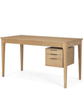 Tino Solid Oak Wood Desk-1