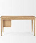 Tino Solid Oak Wood Desk-5