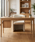 Tino Solid Oak Wood Desk 