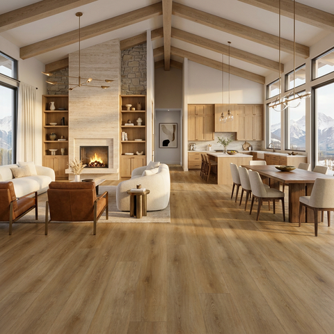 Toffee Apple 10mm Waterproof WPC Vinyl Flooring