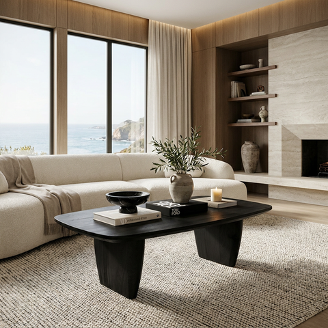 Tonic Black European Oak Coffee Table