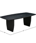 Tonic Black Oak Dining Table-4
