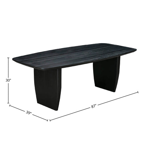 Tonic Black Oak Dining Table-4