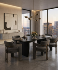 Tonic Black Oak Dining Table