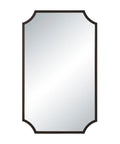 Torre Dark Antique Bronze Modern Wall Mirror-1