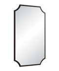 Torre Dark Antique Bronze Modern Wall Mirror-2