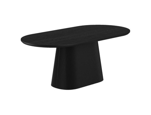 Tovas Black Oak Oval Dining Table-2
