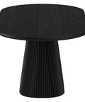 Tovas Black Oak Oval Dining Table-3