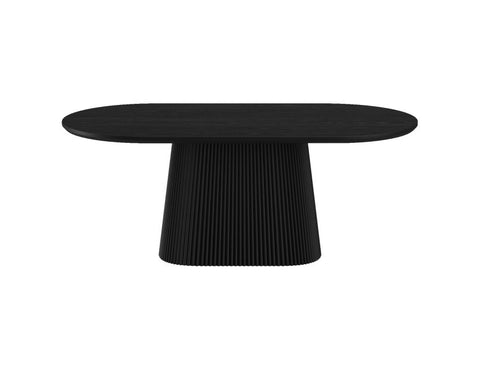 Tovas Black Oak Oval Dining Table-4