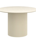 Tovas Ivory Oak Round Dining Table-1