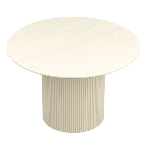 Tovas Ivory Oak Round Dining Table-2
