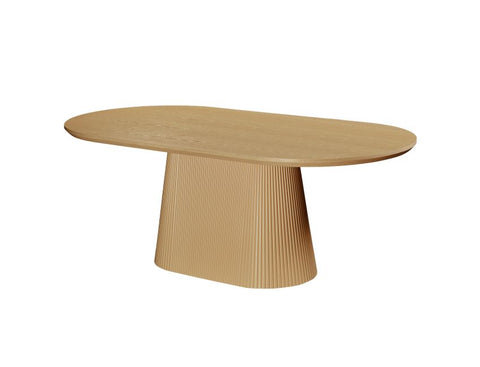 Tovas Natural Oak Oval Dining Table-1