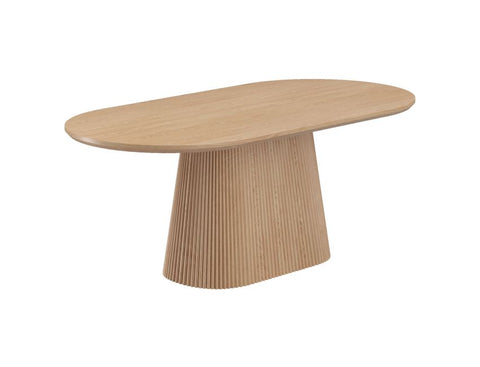 Tovas Natural Oak Oval Dining Table-2