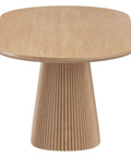 Tovas Natural Oak Oval Dining Table-3