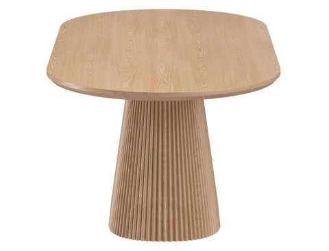 Tovas Natural Oak Oval Dining Table-3