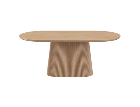 Tovas Natural Oak Oval Dining Table-4