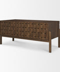 Trellyn Brown Solid Mango Wood Desk -3