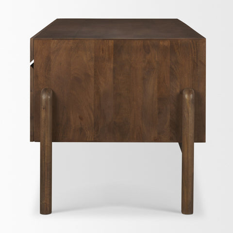 Trellyn Brown Solid Mango Wood Desk -5