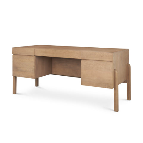 Trellyn Solid Mango Wood Desk -1