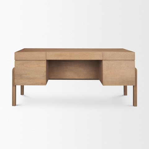 Trellyn Solid Mango Wood Desk -2