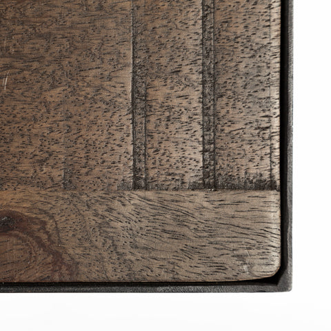 Trestman III Mango Wood and Iron Bench -5