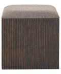 Tristan Brown Herringbone Stool -2