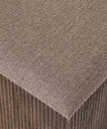 Tristan Brown Herringbone Stool -3
