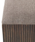 Tristan Brown Herringbone Stool -4