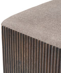 Tristan Brown Herringbone Stool -6