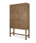 Truss Cool Brown Mango Wood Tall Cabinet-1