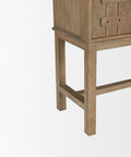 Truss Cool Brown Mango Wood Tall Cabinet-3