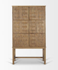 Truss Cool Brown Mango Wood Tall Cabinet-5