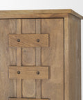 Truss Cool Brown Mango Wood Tall Cabinet-6