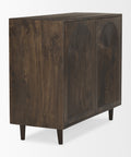 Tucker Dark Brown Carved Mango Wood Accent Cabinet-4