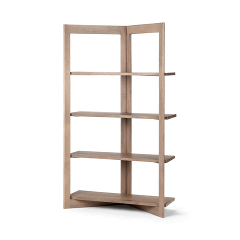 Turnbull Solid Mango Wood Shelving Unit-1