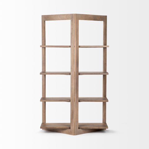 Turnbull Solid Mango Wood Shelving Unit-2