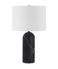 Tyne Honed Black Marble Table Lamp -2